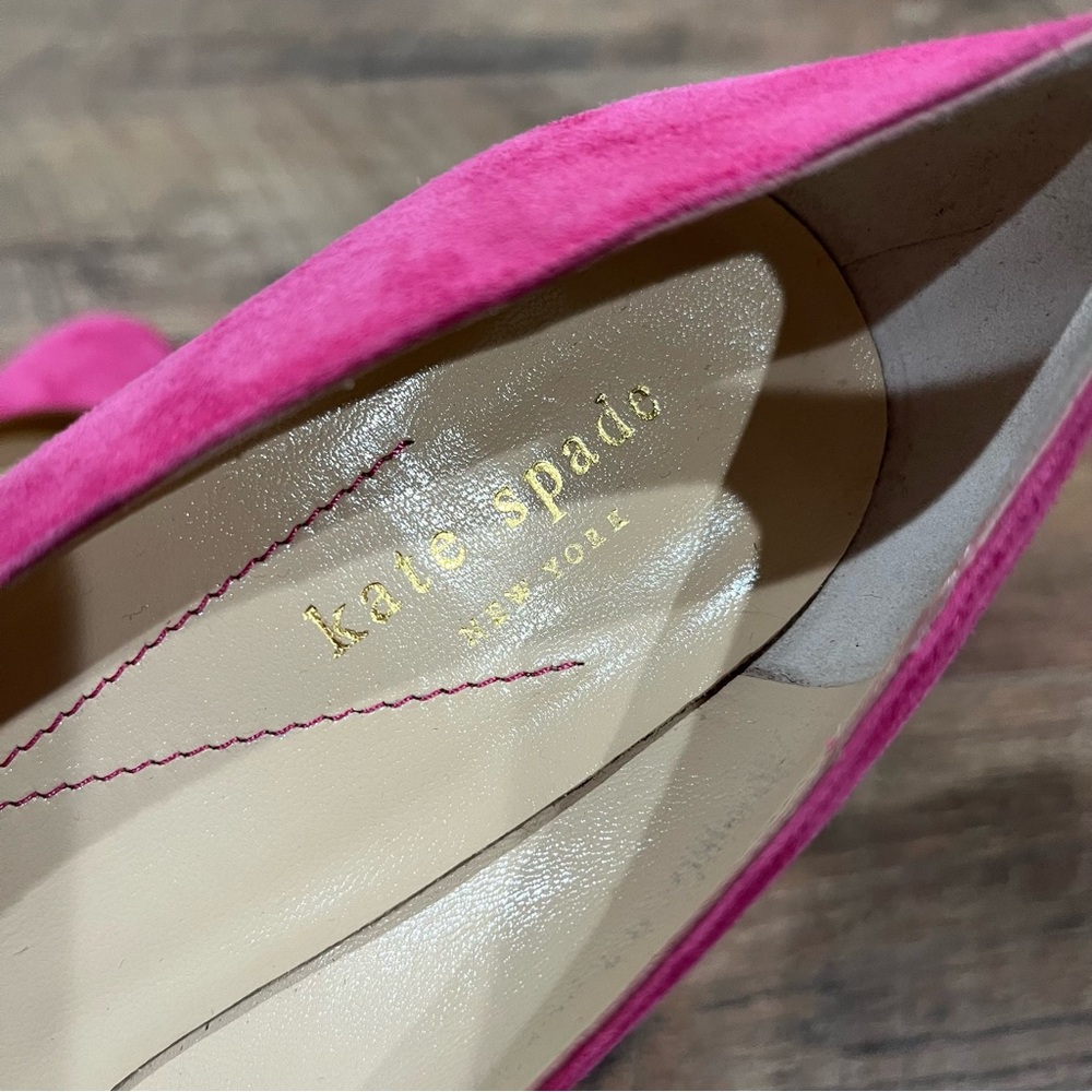Kate Spade New York Pink Suede Heels - Picture 8 of 12